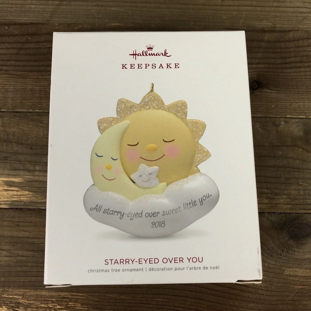 HALLMARK KEEPSAKE ORNAMENT ALL STARRY-EYED OVER YOU 2018‎ Christmas Holidays